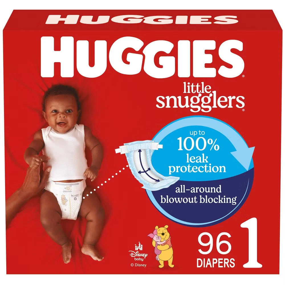 Huggies Little Snugglers Diapers Super Pack - Size 1 (96ct)
Opens in a new window or tab