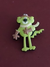 H/PIN BADGE ROOBARB & CUSTARD ROOBARB AS A PILOT 36mm x 32mm