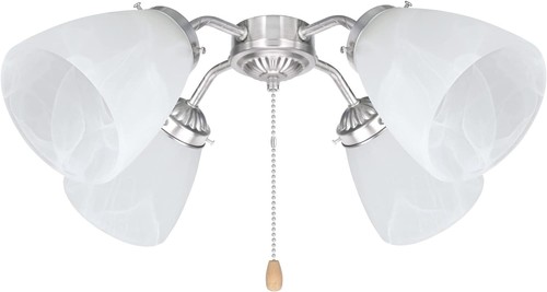 Durable White Alabaster Bell Shades - 4 Pack, Perfect for All Lighting Fixtures - Picture 6 of 8