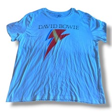 Camiseta Time and Tru David Bowie Gráfica Rayo Bolt