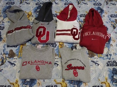 Oklahoma Sooners Shirt Lot Of 10 Tees And Hoodies Nike Red Oak Multiple Sizes