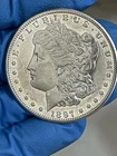 1897-s Morgan Silver Dollar Au Looks Dmpl