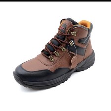 Men  s Waterproof Composite Toe Work Boots, Indestructible Safety Shoes, Non-Slip