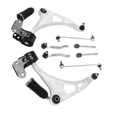 10x Front Lower Control Arms Sway Bar Tie Rod Link Kit for Acura MDX 2014-2020