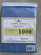 Luxor Treasures 100 Egyptian Cotton 1000 Thread Count Two King Pillow Cases