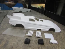 NEW 1/24 3D PRINTED GEN 6 MUSTANG FUNNY CAR SLOT CAR BODY. FREE SHIPPING.