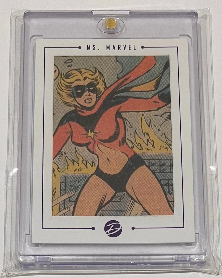 MARVEL COMIC CUT - 2014 - DANGEROUS DIVAS S2 - MM6 - 31/33 - MS. MARVEL - MM #6 - Image 3 of 4