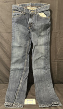 Wrangler Boys Park Denim Jeans size 14 regular front and back pockets blue
