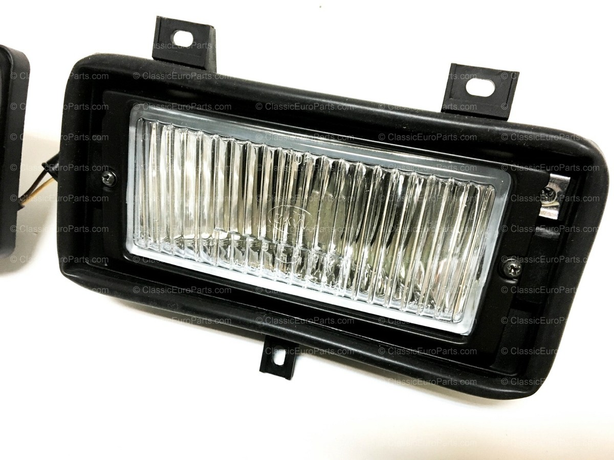 BMW E30 Early model Euro fog lights foglights with brackets Hella
