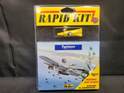New HELLER Rapid Kit Typhoon Airplane  1:72 Skill 1