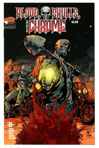Blood Skulls and Chrome 1 High Grade Second Sight Publishing (2021) 