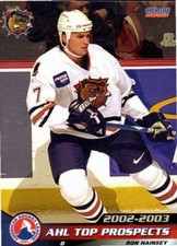 Ron Hainsey 2002-03 AHL Top Prospects Hamilton Bulldogs