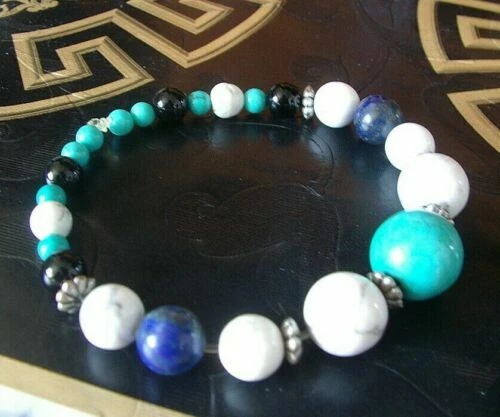 Markenlose Onyx Modeschmuck-Armbänder-Anhänger