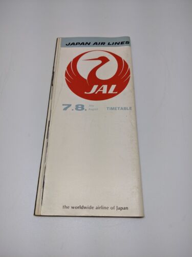 JAL JAPAN AIR LINES Airline Timetable for July August 1978 - Picture 8 of 10