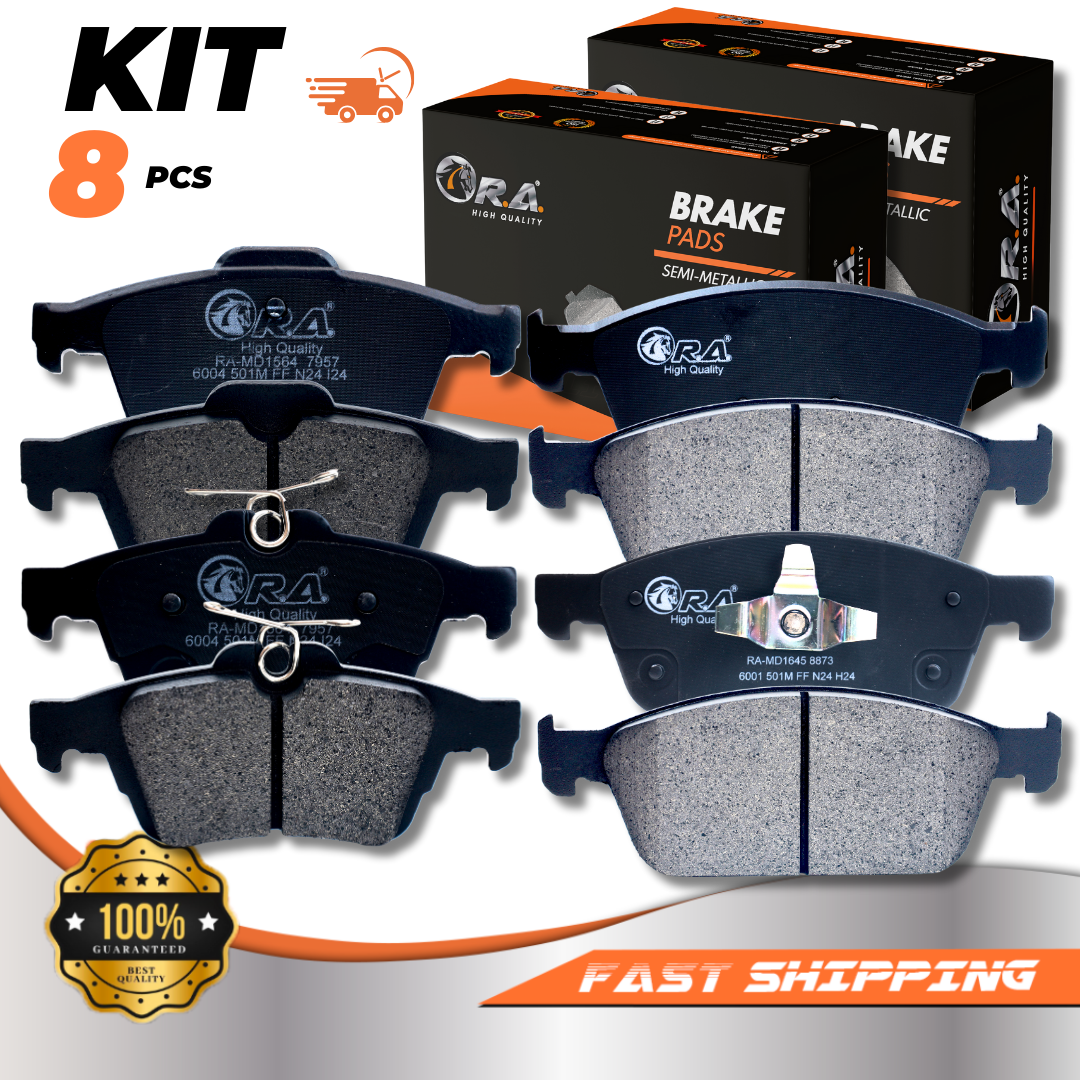High-Performance Front & Rear Disc Brake Pads for 2013-2016 Ford Escape 1.6L 2.0L AWD Models