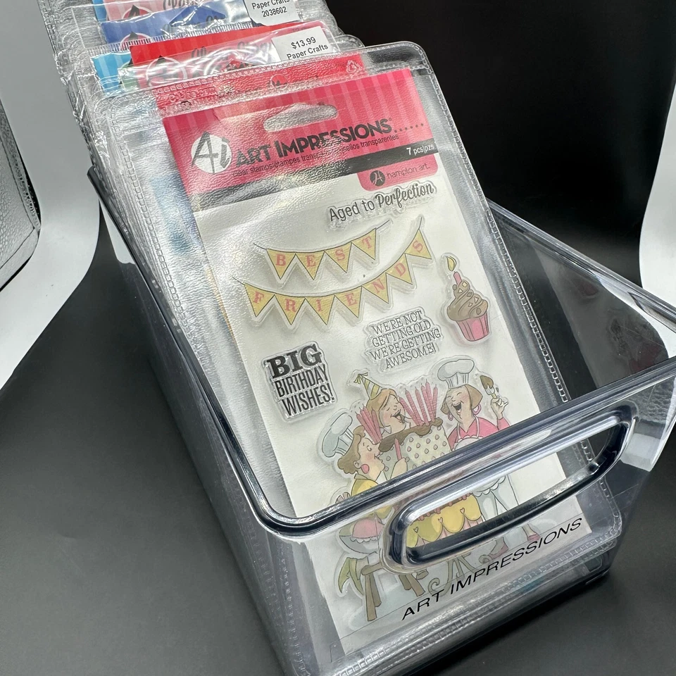 Наборы прозрачных марок и завязки Art Impressions штампы уничтожение на ваш выбор - Изображение 2 из 4