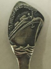 S. S. Nieuw Amsterdam Vintage Souvenir Spoon Collectible