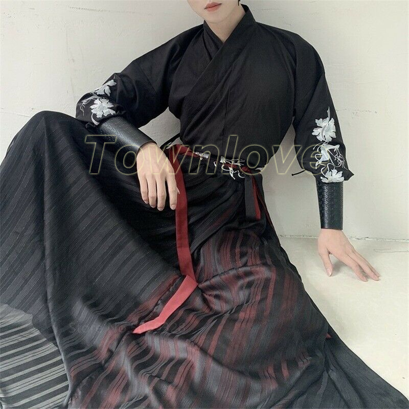 Wear Japanese Traditional Costume Male Japanese Clothes Robe Men