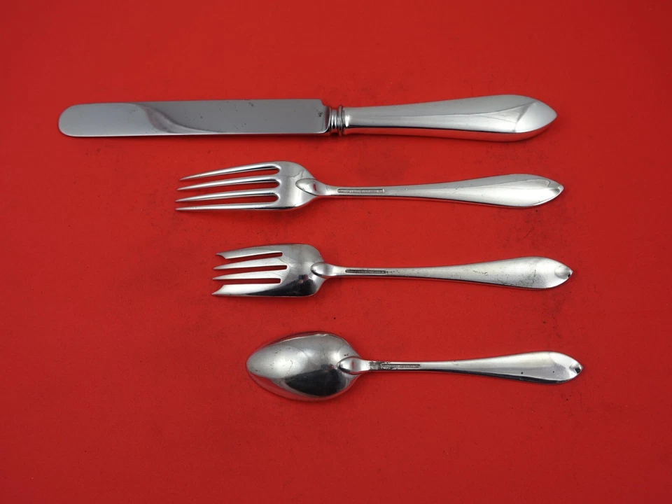 Faneuil by Tiffany and Co Sterling Silver Dinner Size Place Setting(s) 4-Piece - Image 2 of 2