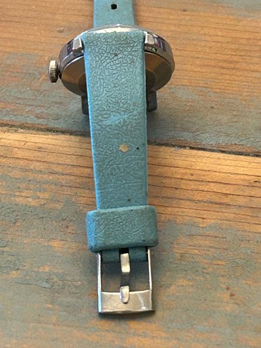 Vtg Blue Snoopy 1958 Timex Novelty Watch Charlie Brown Schulz Woodstock Peanuts - Picture 6 of 8