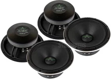 4x Deaf Bonce Apocalypse 8" 600 Watt 4 Ohm Midrange Car Speakers AP-M81AC 2 Pair