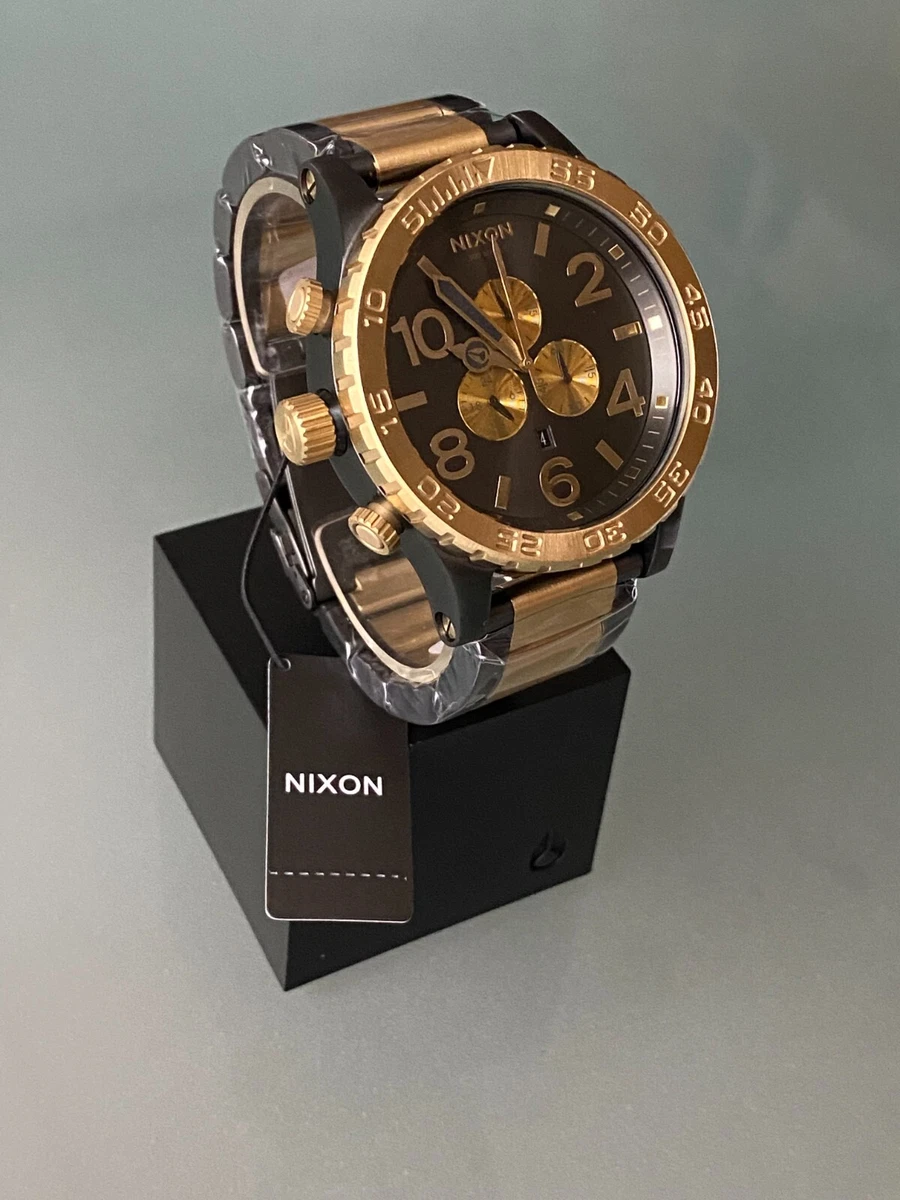 NIXON ニクソン THE 51-30 CHRONO マットブラック×ゴールド s-l1200.webp