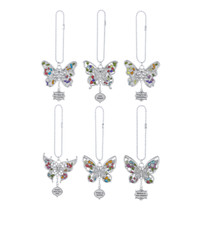 Ganz E9 Rear View Mirror Car Charm 2.25in H. Butterfly ER50278 - Choose Design