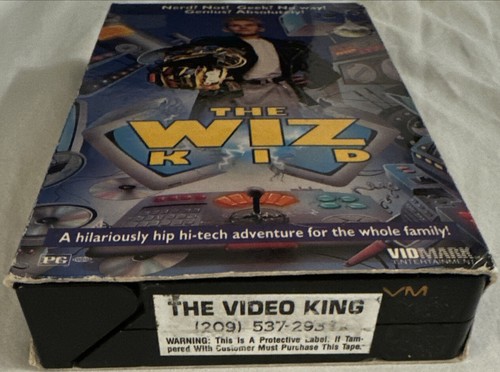 The Wiz Kid (VHS, 1993) Tested Rare Euro Kid Cloning (1989) Vidmark Ex-Rental - Picture 6 of 8