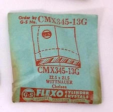 Vintage NOS G-S Crystal CMX345-13G for WITTNAUER Chelsea* 22.5 x 21.5 mm