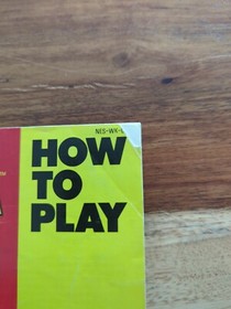 Wrath of the Black Manta - Nintendo NES- Manual Only **NO GAME!