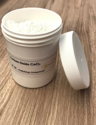 1/2 LB - CERIUM OXIDE GLASS POLISH - High Grade Optical Compound 