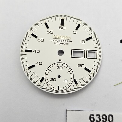 NEW FOR SEIKO WHITE HELMET DIAL HANDS KIT 6139 7100 7101