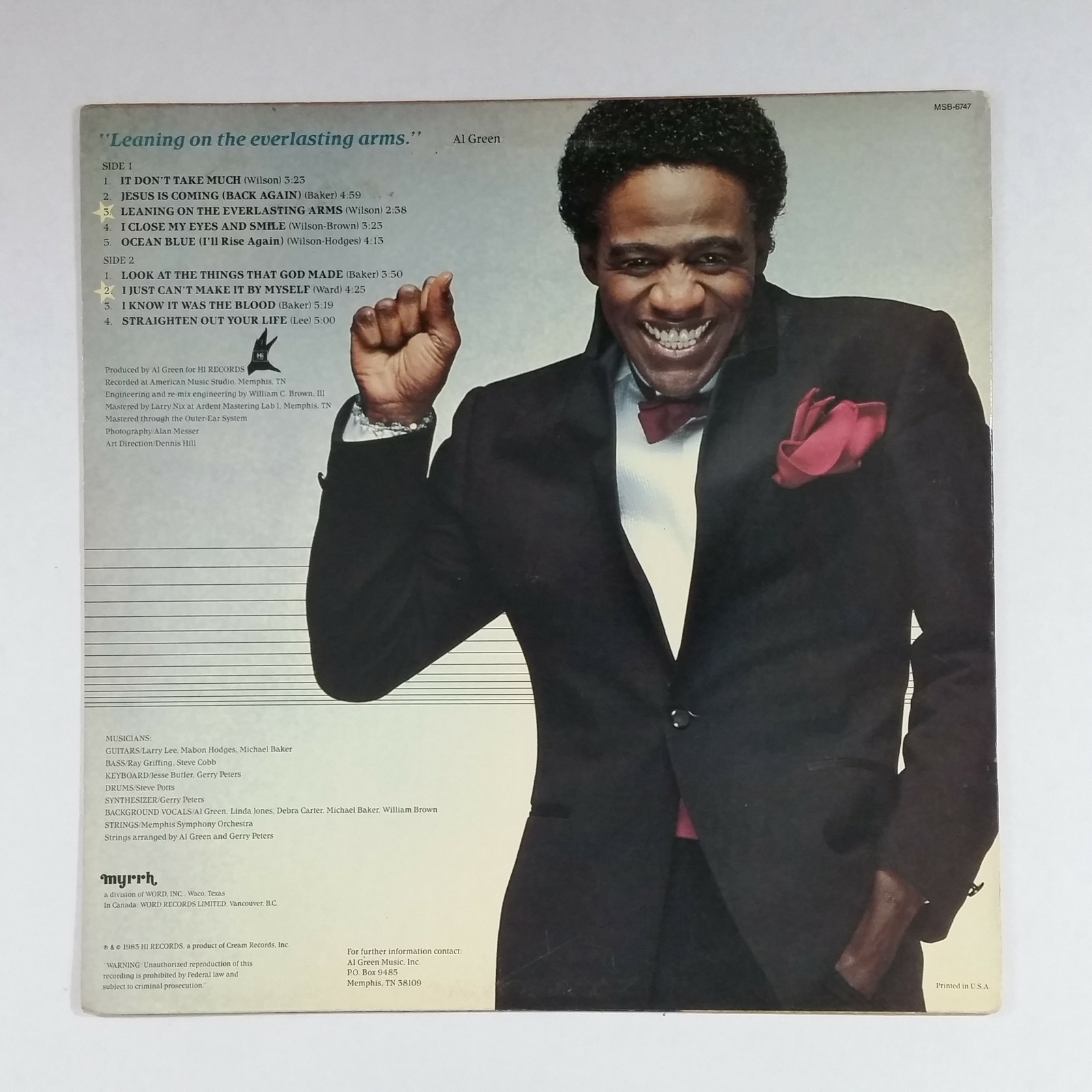 AL GREEN I'll Rise Again MSB6747 L Nix LP Vinyl VG++ Cover VG+ | eBay