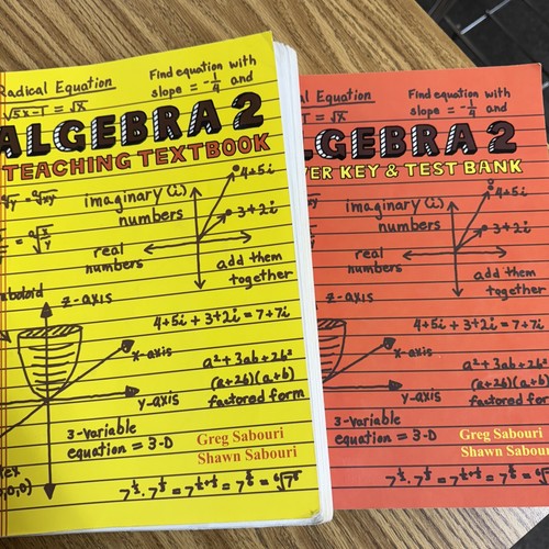 A Teaching Textbook ALGEBRA 2 Spiral Bound Textbook Answer Key And Test Bank 1Ed - 第 1/3 張圖片