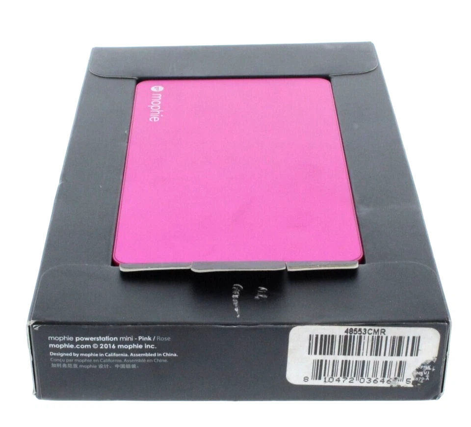 Mophie Powerstation mini 3000 mAh External Battery Pink for iPhone for Galaxy - Image 3 of 3