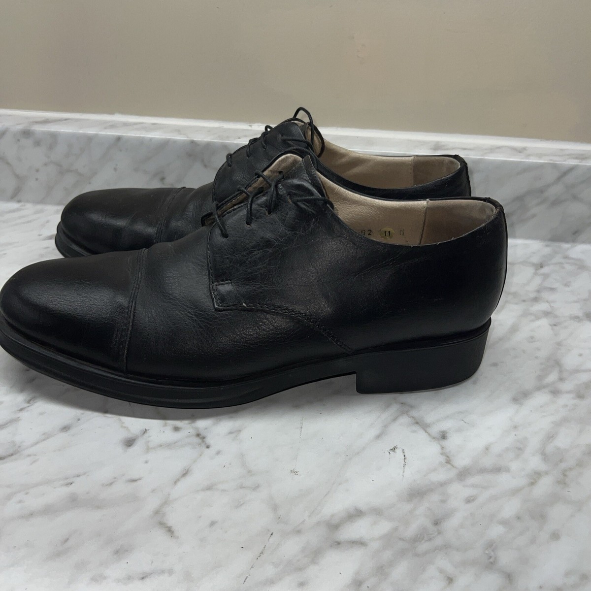 Joseph & Feiss International Black Leather Oxford Lace Up  display picture 3