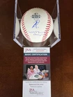 Jonathan Ornelas SIGNED 2023 World Series Baseball ROMLB Inscribed JSA COA