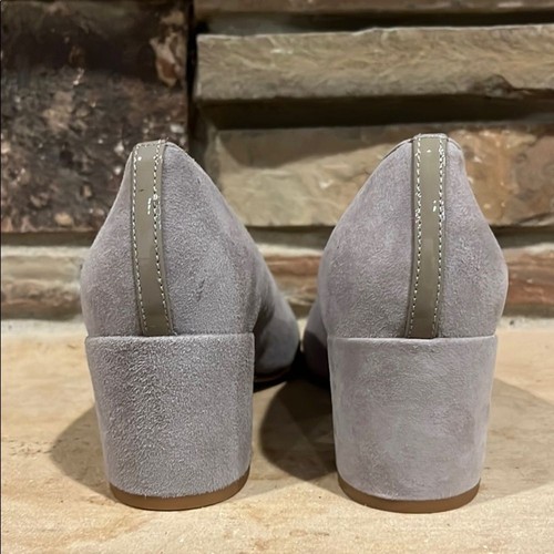 Elegant Gray Women's Block Heel Shoes - 第 6/11 張圖片
