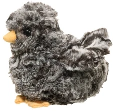 Douglas Cuddle Toys 4" Black Multi Chick # 1515 Stuffed Animal Toy