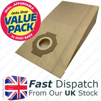 3 HOOVER Vacuum Cleaner Bags H15 & H16 Type - C SERIES C2702, C2708, C2710