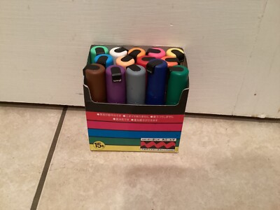 Uni Posca PC5M15C Paint Marker Pen Set - 14 Count