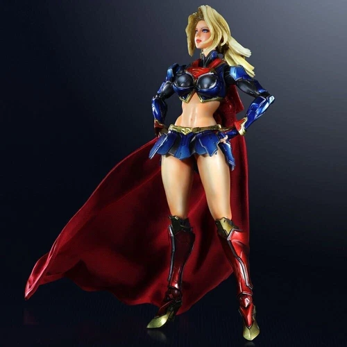 Play Arts Supergirl Personaggio Film PVC Action Figure da Collezione NUOVO NO SCATOLA - Foto 2 di 6