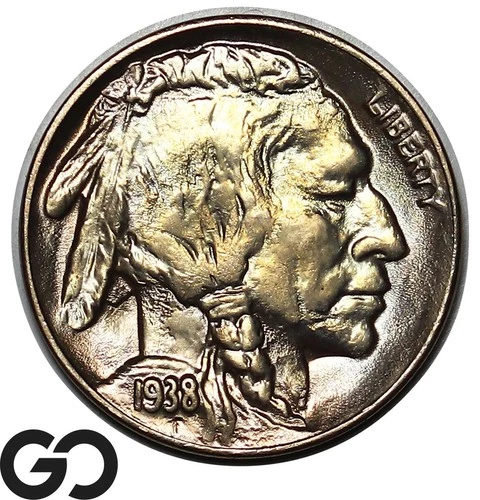 1938-D Buffalo Nickel, Premium Quality Superb Gem BU++