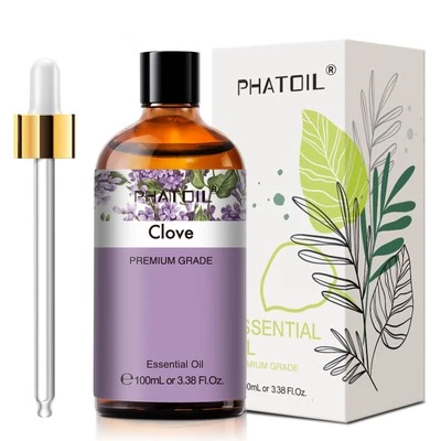 PHATOIL 100ML Clove Aromatherapy Essential Oils Pure and Natural Fragrance Diffuser Oil