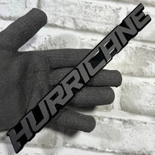 1PC HURRICANE Acrylic 3D Multicolor Emblem Badge for Car Truck or SUV