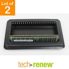 Lot of 2 Samsung 32GB 2Rx4 PC4-2400T M393A4K40BB0 Server Memory RAM