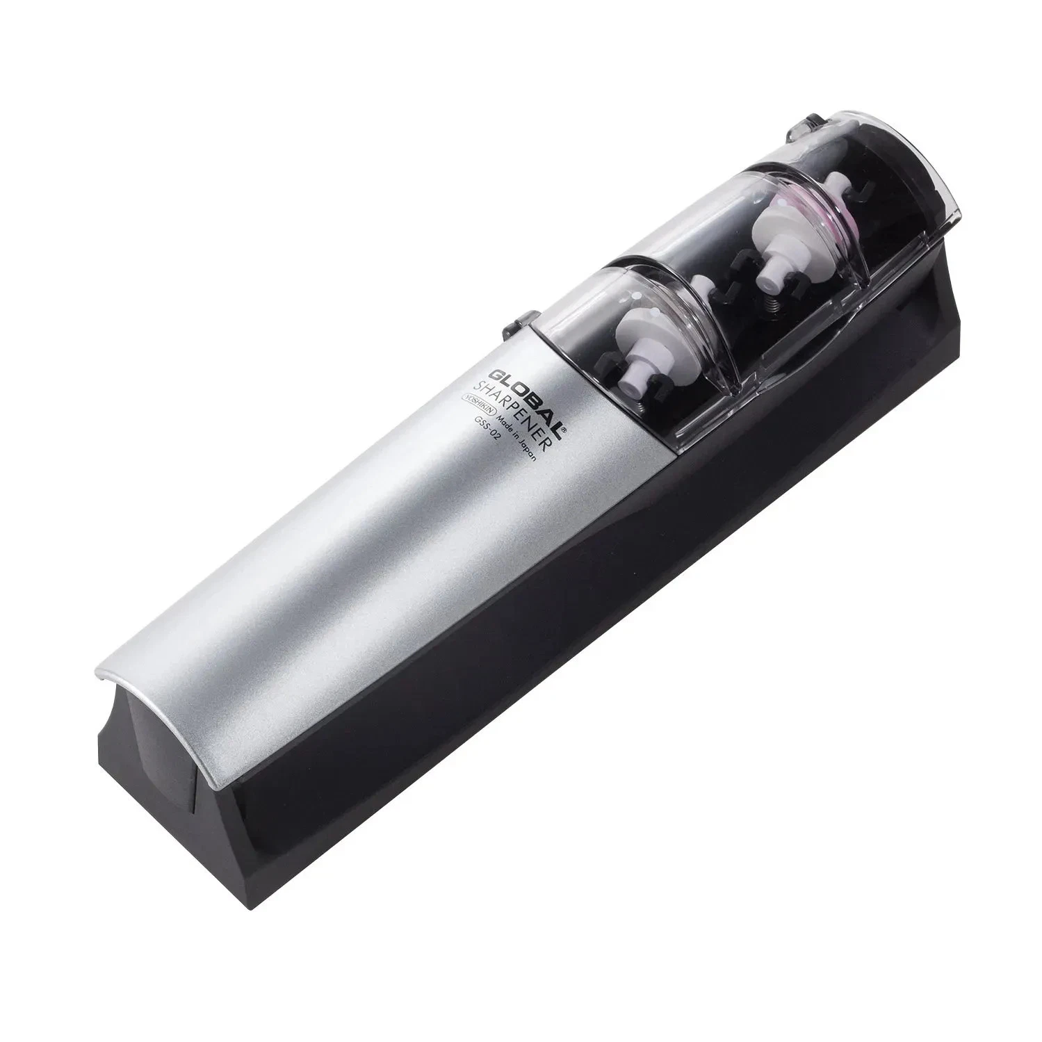 NEW Japan GLOBAL GSS-02 Sharpener Stainless Steel for Double-Edged Knives