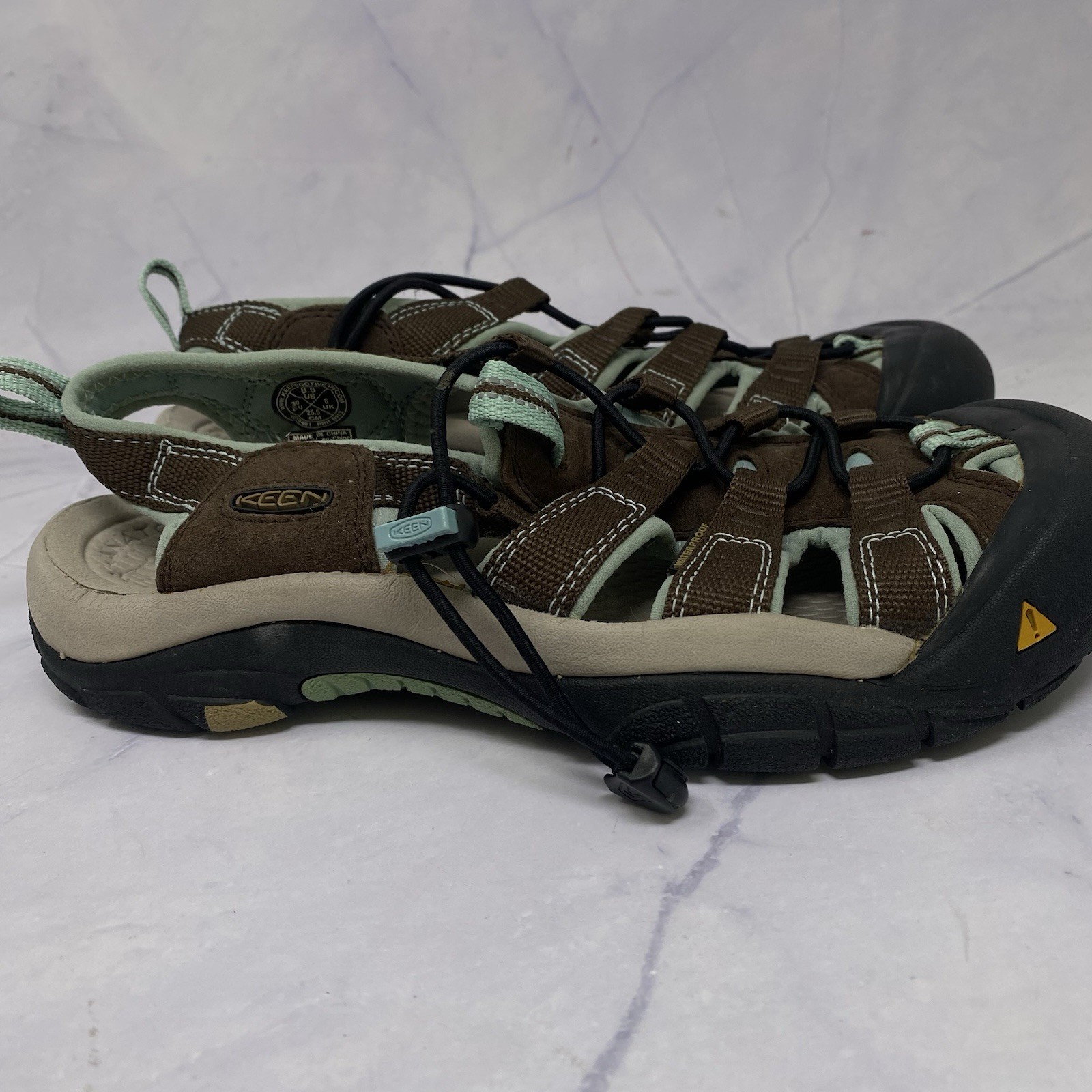 Nuovi sandali Keen Drift Creek H2 Fawn impermeabili da trekking trail da donna taglia 8 5 M