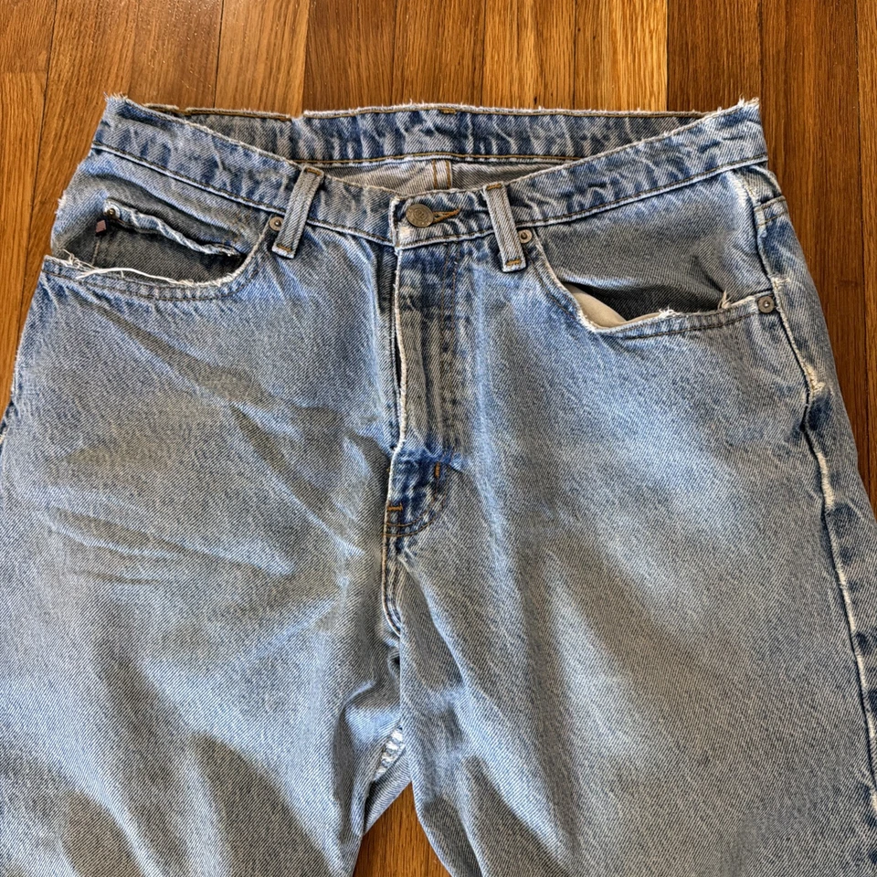 Pantalones de mezclilla Ralph Lauren Polo Jeans Company calce relajado lavado claro vintage años 90 Foto 2 de 4