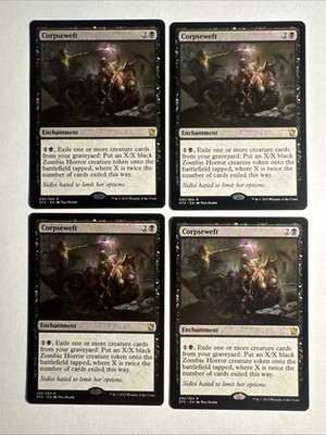4x Dragons Of Tarkir Corpseweft NM Magic The Gathering Mtg